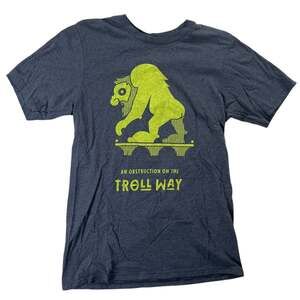 An Obstruction On The Troll Gray Men T-Shirt Size M